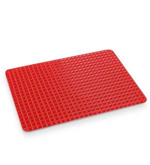 Non-Stick Silicone Pyramid Cooking Mat Baking Mat With Grid Versatile Oven BBQ Cooking Mat Heat-Resistant Mat Kitchen Tools Kitchen Gadgets