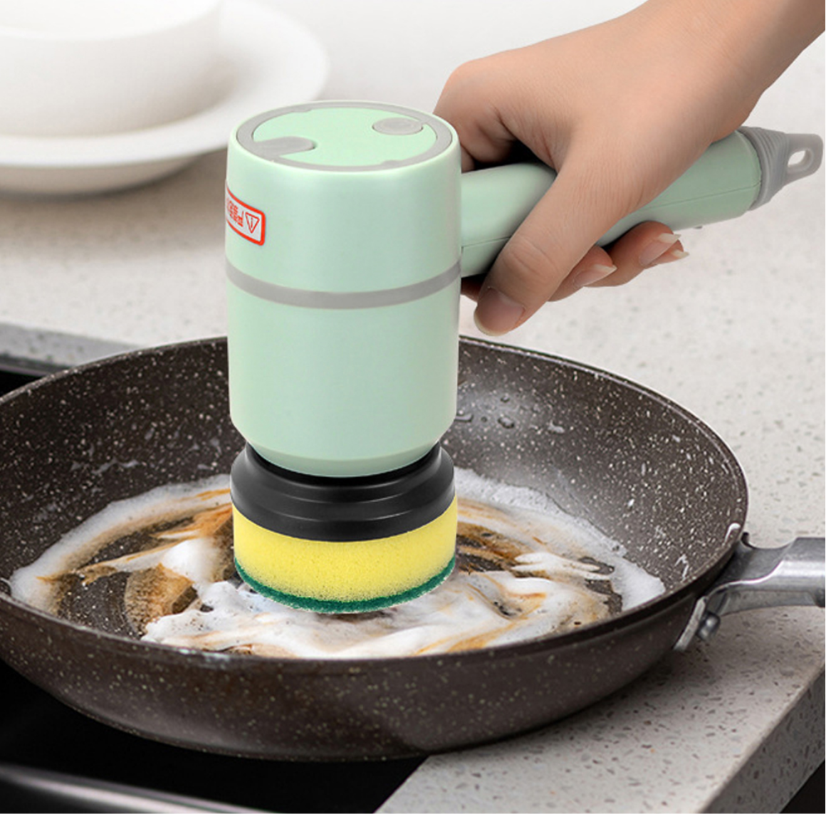 Electric Cleaning Brush Multifunctional Scouring Pad