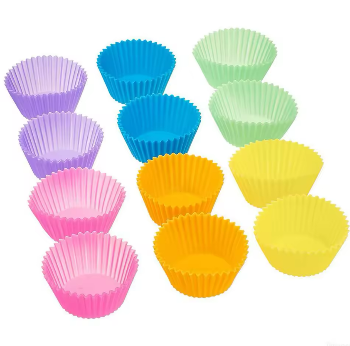 Silicone Cake Mold Round Shaped Muffin Cupcake Baking Molds Kitchen Cooking Bakeware Maker DIY Cake Decorating Tools Accessories