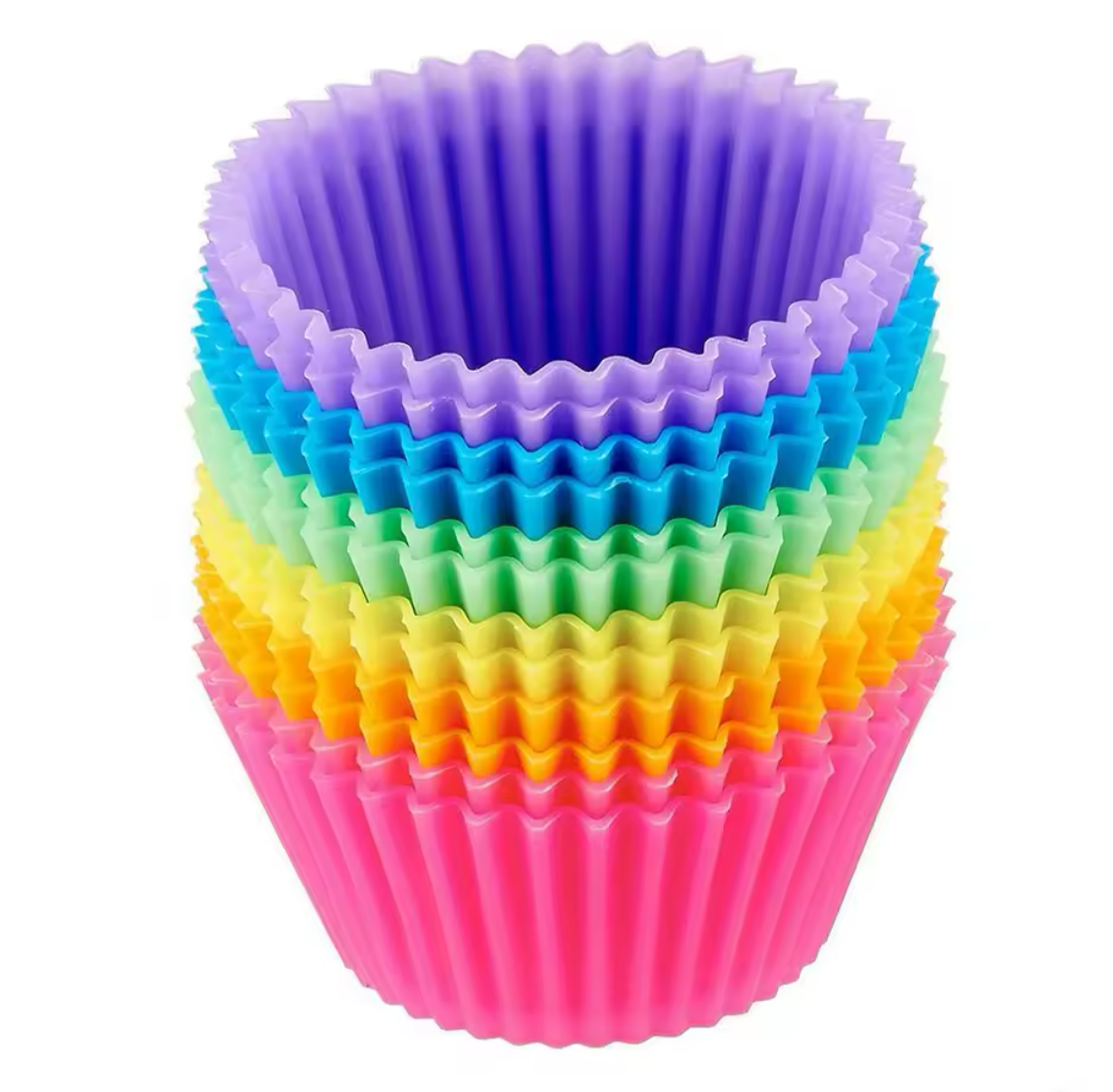 Silicone Cake Mold Round Shaped Muffin Cupcake Baking Molds Kitchen Cooking Bakeware Maker DIY Cake Decorating Tools Accessories