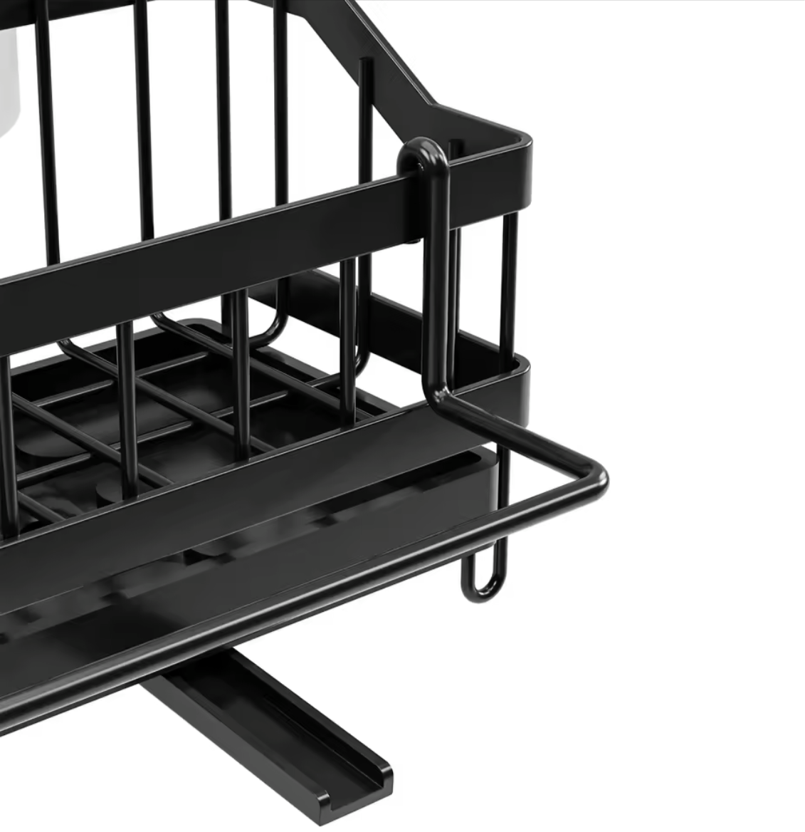 1PC,Kitchen Sink  Organizer, Rustproof Non-Slip Soap Dish Dispenser Brush, Sponge Holder For Kitchen Sink, Kitchen Organization