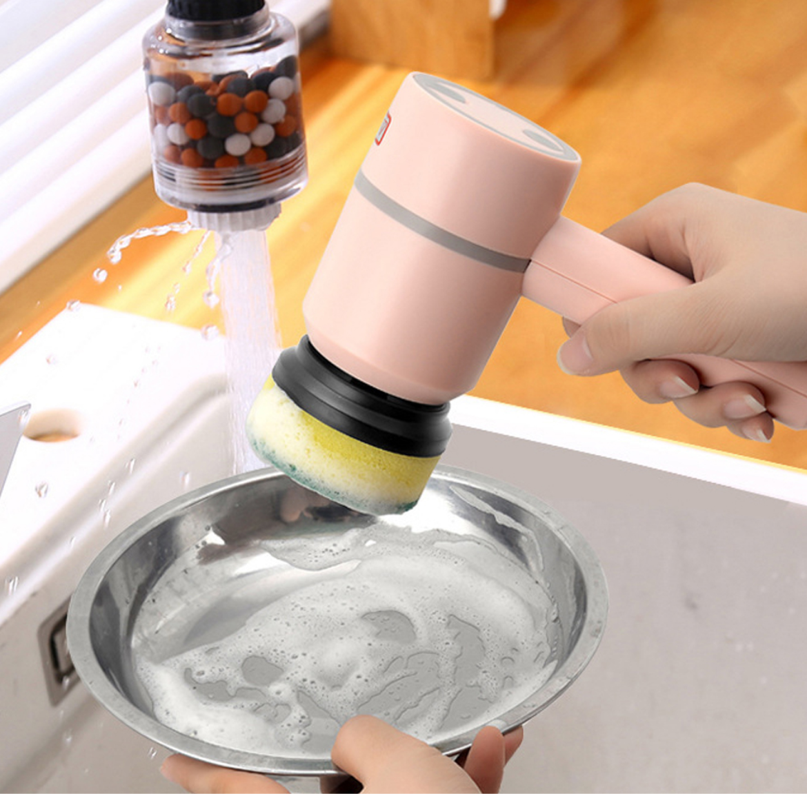 Electric Cleaning Brush Multifunctional Scouring Pad