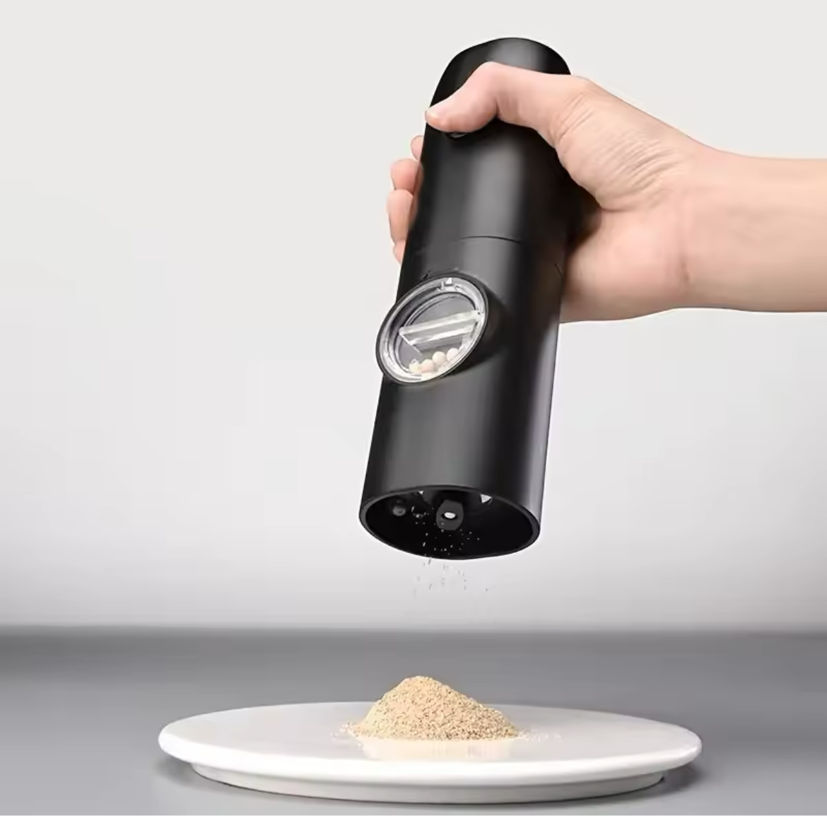 Automatic Pepper Grinder Salt And Pepper Grinder USB Rechargeable Adjustable Coarseness Spice Mill With LED Light Kitchen Tool Jo