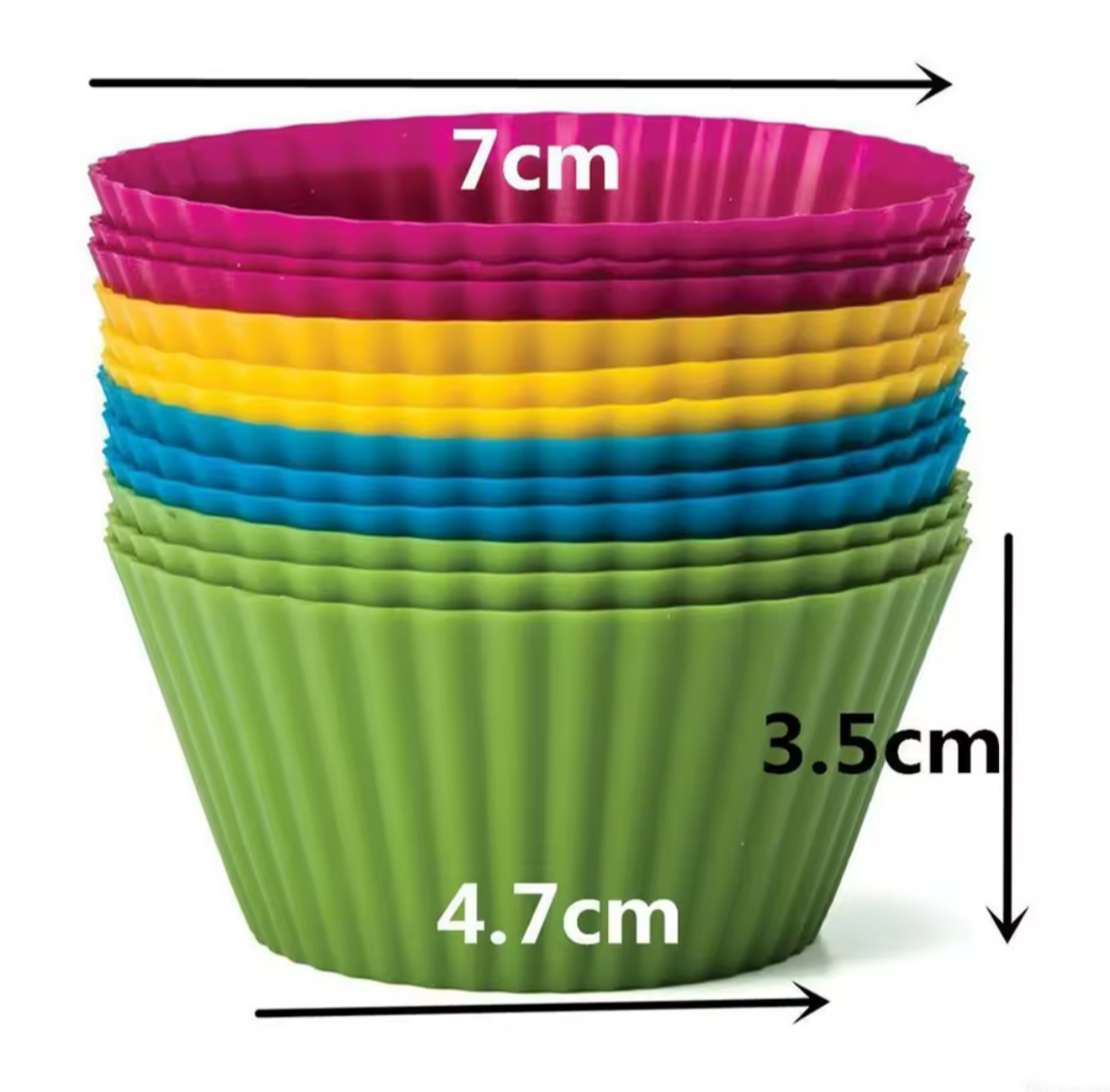 Silicone Cake Mold Round Shaped Muffin Cupcake Baking Molds Kitchen Cooking Bakeware Maker DIY Cake Decorating Tools Accessories